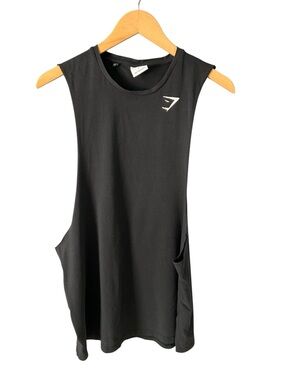 Gymshark Black Muscle Tank